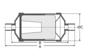 Фильтр-осушитель SDCL - 167 S 7/8 (пайка) Фильтр-осушитель SDCL - 167 S 7/8 (пайка)